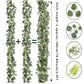 Frendorf | EucaGreen™ Eukalyptus Girlande 2er Set | Kunstpflanzen Deko | Ideal für Hochzeit, Tischdeko & Wanddekoration