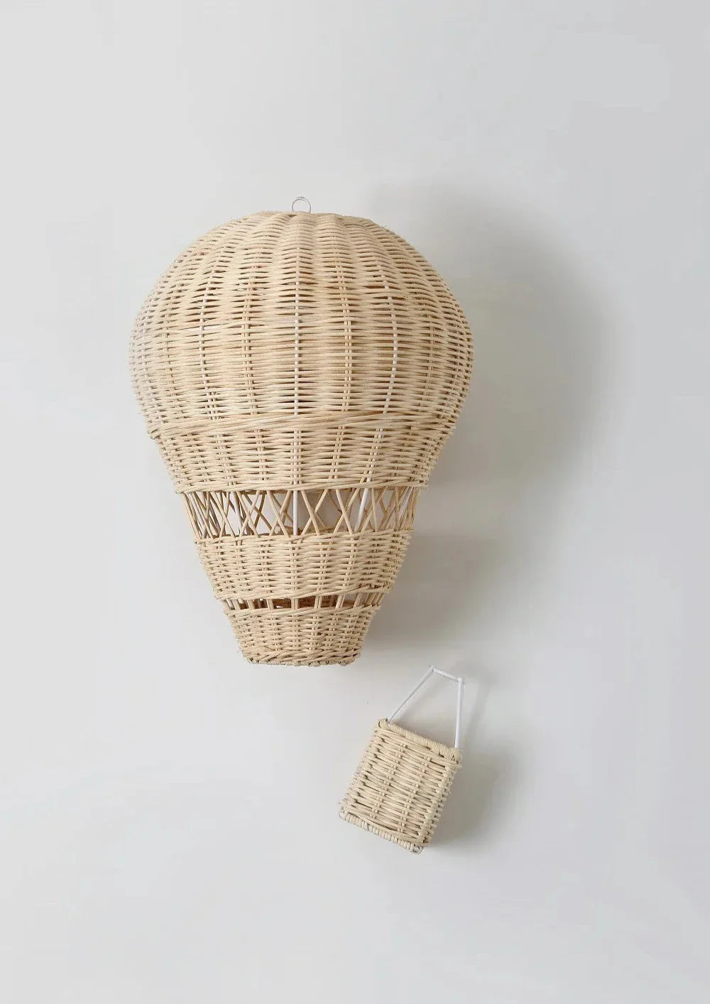 Handgefertigtes Rattan Woven Luftballon Mobile Ornament