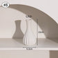 Minimalistische Keramik Blumenvase
