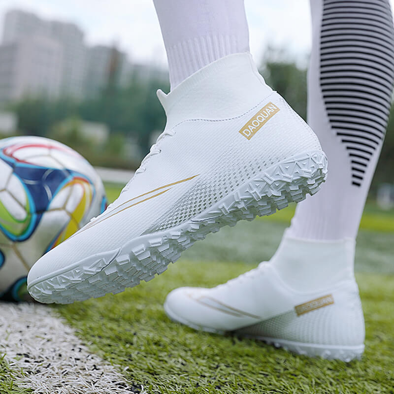 Frendorf | Turf Fußballschuhe Hohe Knöchel Futsal Männer Ag Tf Outdoor Atmungsaktive Fußball Stiefel Rutschfeste Trainer