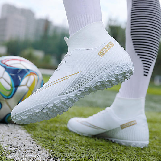 Frendorf | Turf Fußballschuhe Hohe Knöchel Futsal Männer Ag Tf Outdoor Atmungsaktive Fußball Stiefel Rutschfeste Trainer