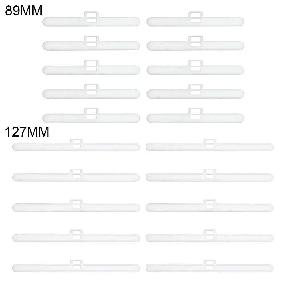 Frendorf | 10PCS Vertikale Jalousien Lamellen Ersatzanschlussclips – Vorhang Reparaturclips für Fenster im Haushalt, 127mm Lamellenhänger Kette