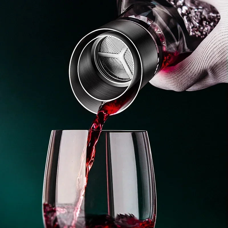 1500ml Iceberg Dekanter Kreatives Bleifreies Kristallmaterial Luxus Hochwertige Wohn-Rotwein Weine Verteiler Dekanter Weinkrug