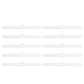 Frendorf | 10PCS Vertikale Jalousien Lamellen Ersatzanschlussclips – Vorhang Reparaturclips für Fenster im Haushalt, 127mm Lamellenhänger Kette