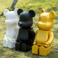 400% 28cm Bearbrick Figuren Mode Bär Statuen Solide Bearbrick Figurine Kollektion Luxus Schreibtisch Wohnzimmer Dekoration Geschenke