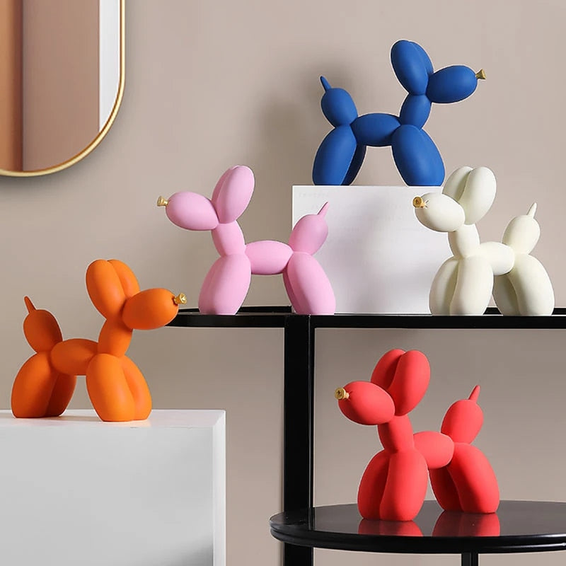 Luxuriöse Wohnkultur, Ballonhund Deko, Büroschreibtisch Zubehör, Tier Deko, moderne beliebte Kunst, nordische Statuen