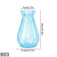 Transparente einfache Glas-Blumenvase, kleine frische Blumentopf, Aufbewahrungsflasche, Zuhause, Wohnzimmer, Dekoration, Ornamente, Blumenarrangement