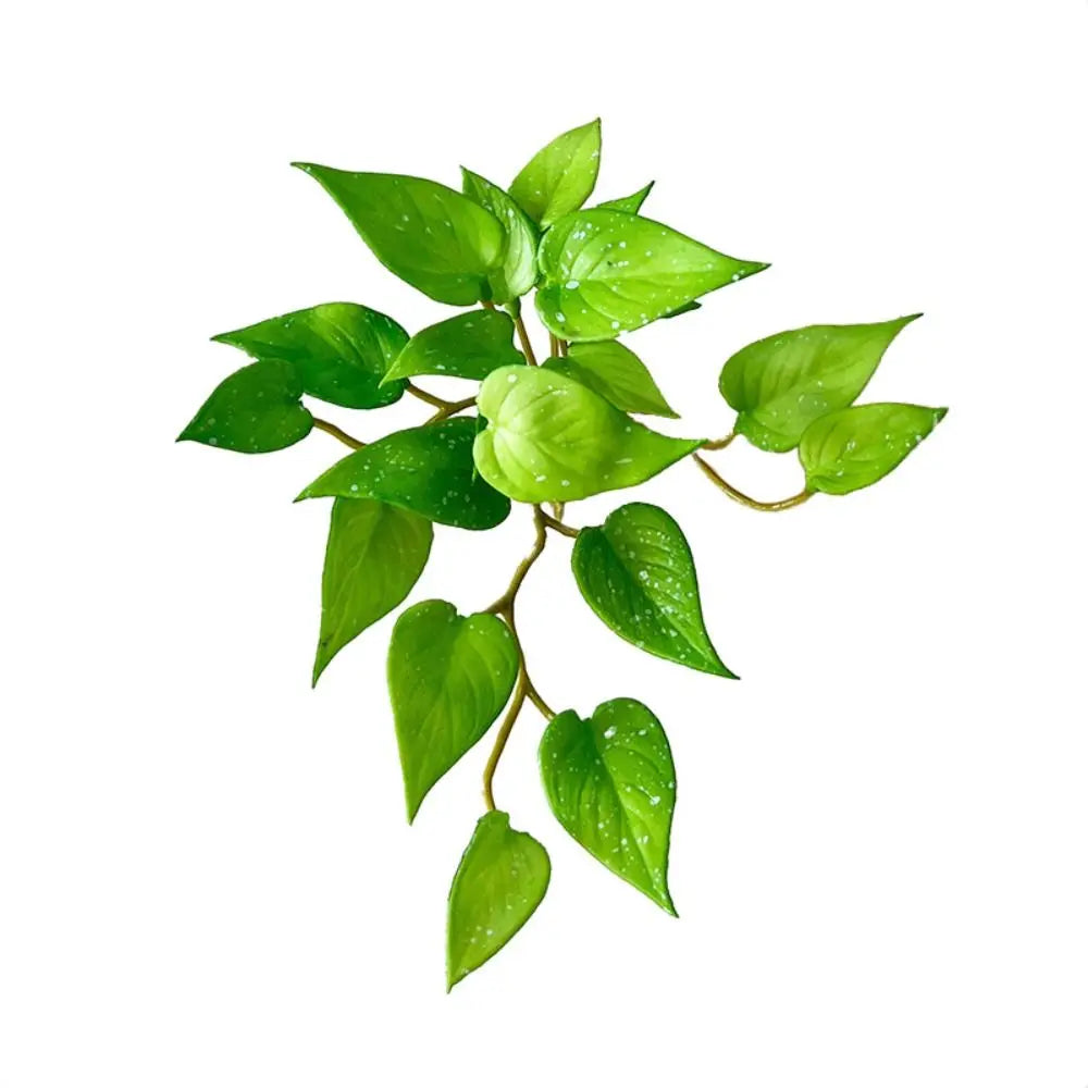 Frendorf | Weiche Kleber Künstliche Grüne Kupfer Münzgras – Kunstpflanze Wanddeko für Zuhause & Büro