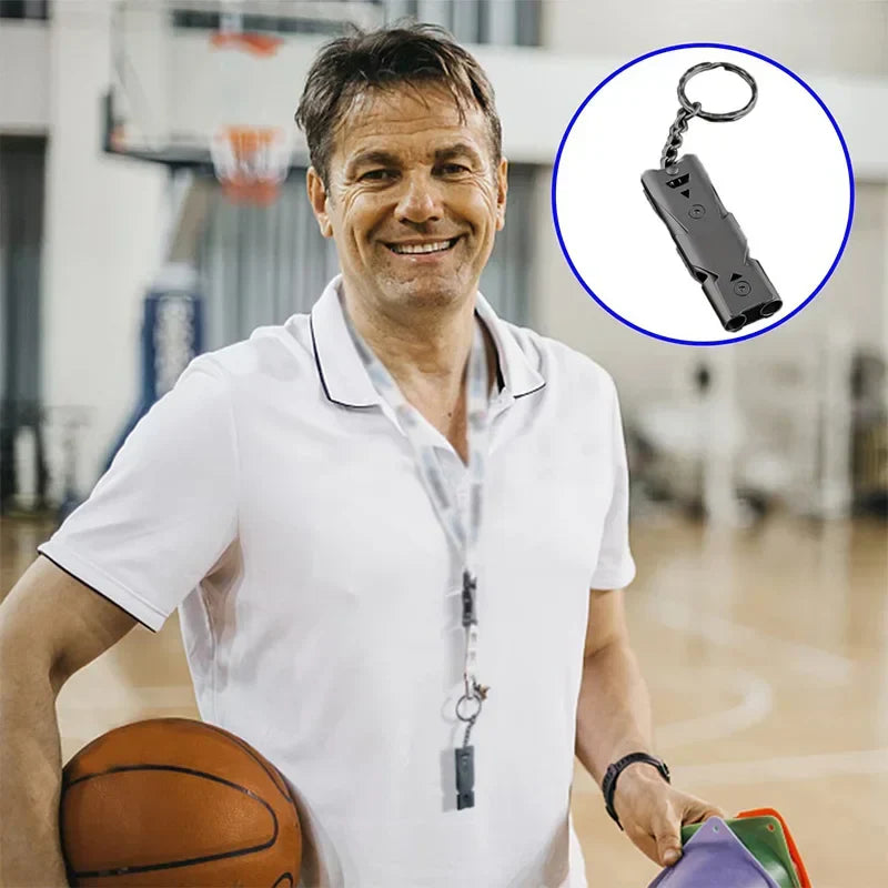 Frendorf | Audora Notfallpfeife | 120 dB Signalton | Wetterfest & Ultraleicht | Aluminium & Edelstahl