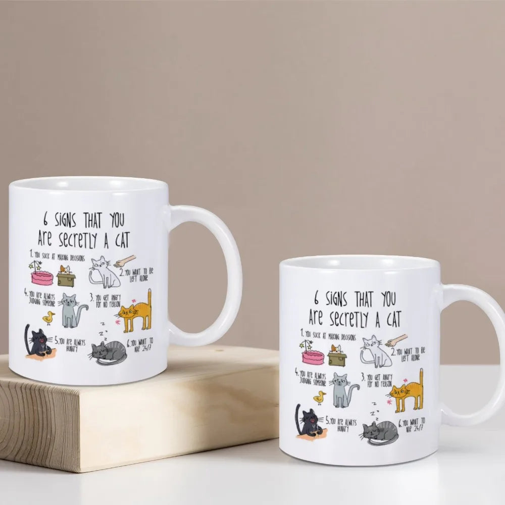 Frendorf | 6 Zeichen, dass Sie heimlich eine Katze sind Tasse