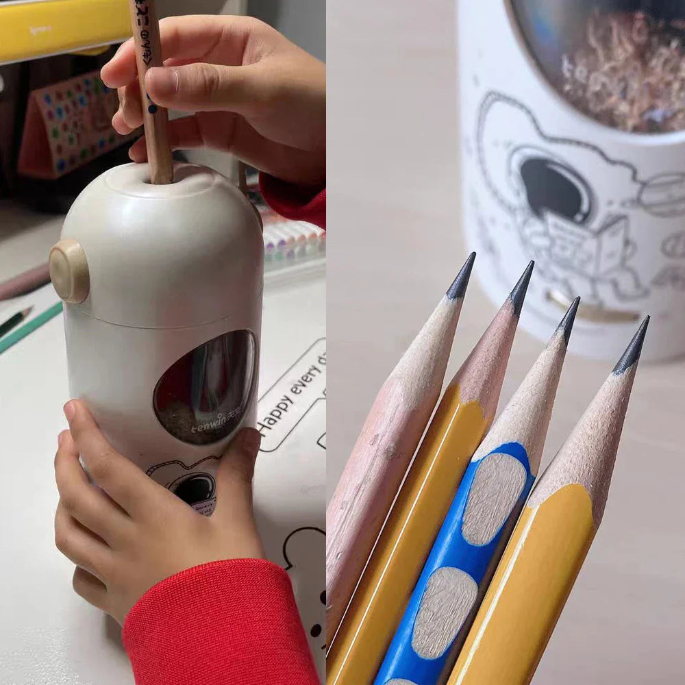 Astronaut Automatischer Bleistiftspitzer