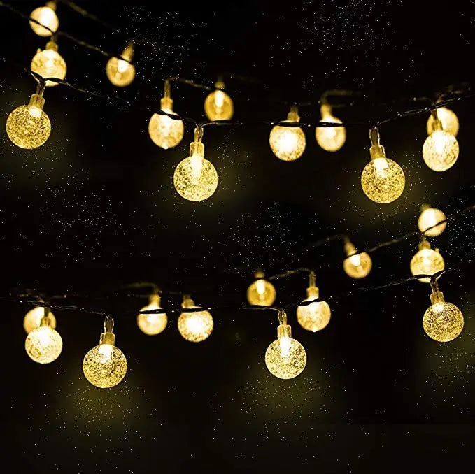 Frendorf | TwinkleGlow™ Solar LED Lichterkette | Außenbeleuchtung für Garten & Terrasse | Wasserdichte Funkellichter für jede Saison