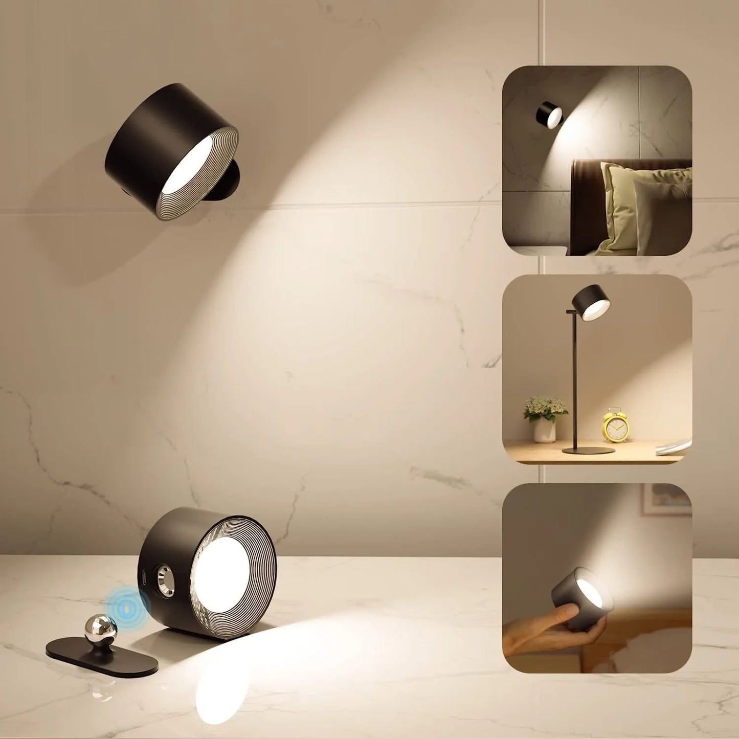 Frendorf | LumeGlow - Moderne Wandlampe mit einstellbarer Farb- und Helligkeitskontrolle