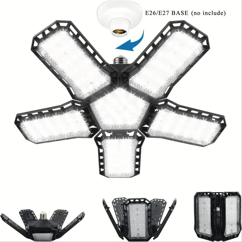 Frendorf | FlexiBeam | LED Deckenleuchte | Verstellbare Lichtpaneele | Für Werkstatt & Garage