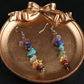 Frendorf | 7 Chakra Naturstein Chips Dangle Ohrringe