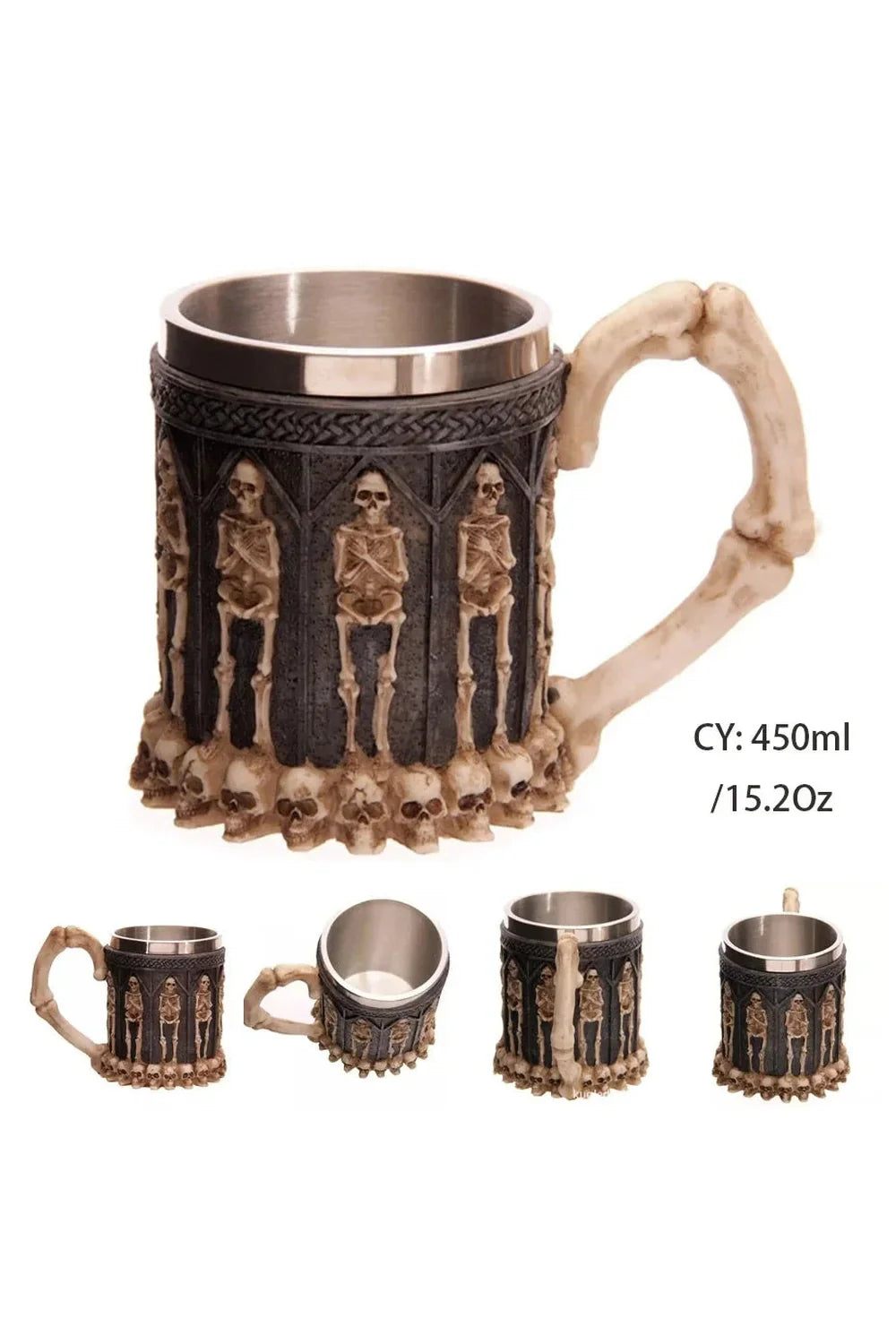Skull Viking Bierbecher