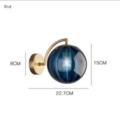 Bunte Glas Moderne Wandleuchte