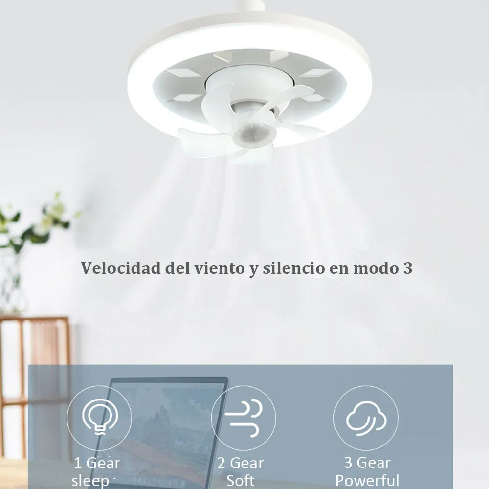 Frendorf | 2 in 1 Schwenkventilator LED Lampe
