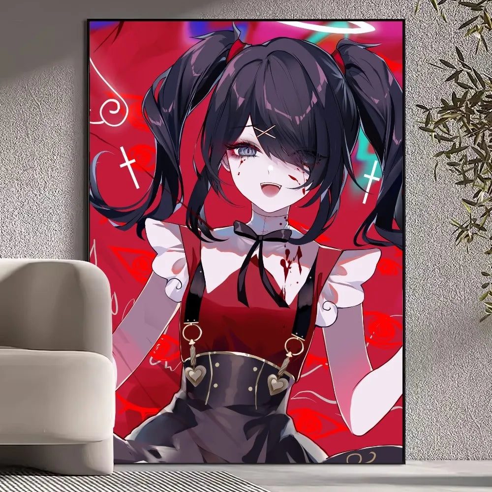 Needy Girl Overdose Game Poster Prints Wall Pictures Living Room Home Decoration