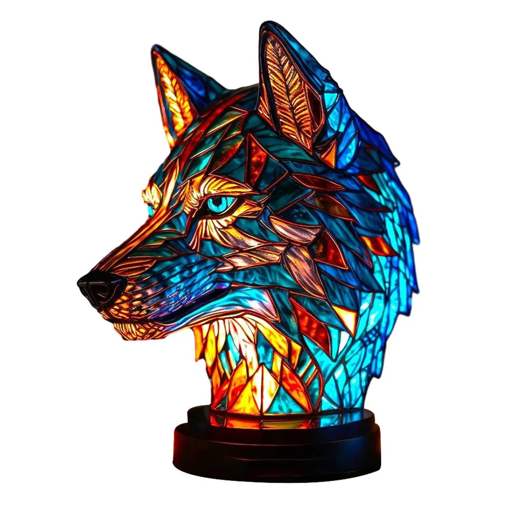 Frendorf | CrystalGlow 3D LED Glaslampe | Tierisches Design | Dekorative Tischleuchte | Stimmungslicht für Zuhause