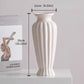 Frendorf | Vasea Nordic Große Keramikvase | Minimalistische Trockenblumenvase | Tisch- & Wohnzimmereinrichtung für Blumenarrangements