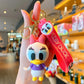 Anime Disney Schlüsselanhänger - Süßer Mickey Mouse, Minnie, Lilo und Stitch Cartoon Schlüsselring, Ornament und Autoanhänger, Perfekte Geschenke für Kinder