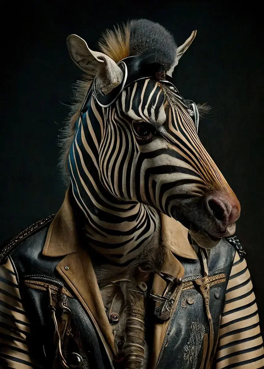 Lustige Tier-Aviator-Poster-Drucke Löwe Tiger Elefant Reh Flugzeug Pilot Leinwandmalerei Wandkunst Für Wohnzimmer Wohnkultur