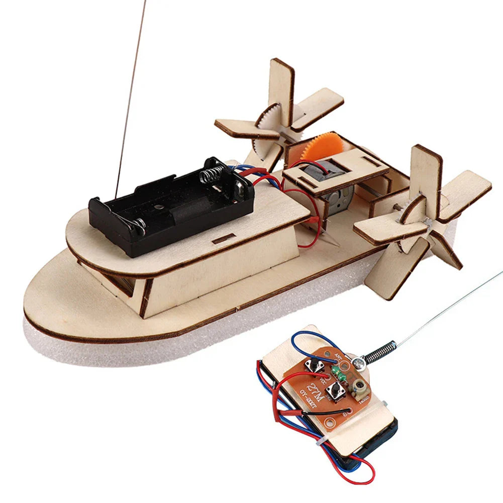Frendorf | Bildungs Holz DIY Boot – Baue dein eigenes elektrisches Spielzeugboot