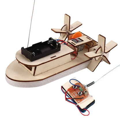 Frendorf | Bildungs Holz DIY Boot – Baue dein eigenes elektrisches Spielzeugboot