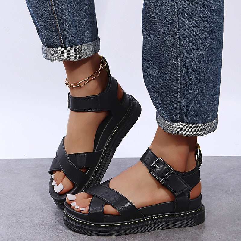 Frendorf | Stylische und bequeme Plateau-Sandalen für Damen - Martym