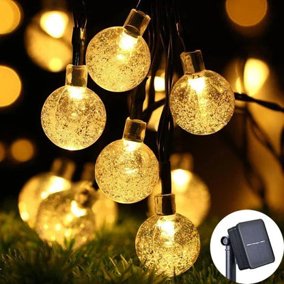 Solar LED Globus Lichterkette