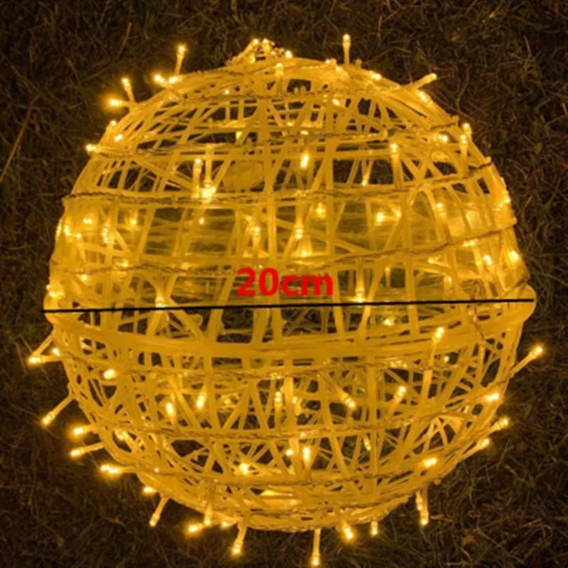 Sphere - Rattan Festbeleuchtung