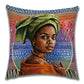 Afrikanische Damen-Kissenbezug