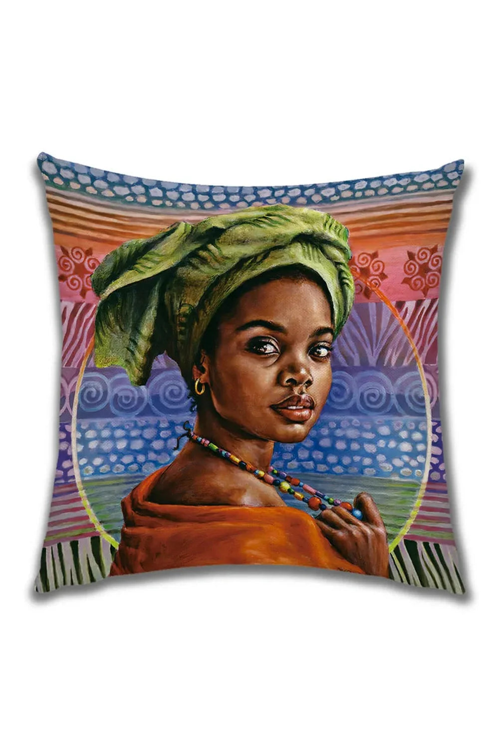 Afrikanische Damen-Kissenbezug