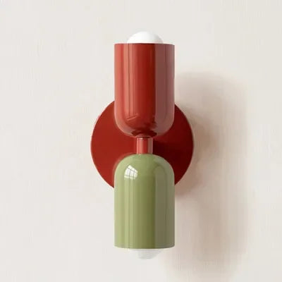 Nordic LED Wall Lamp Modern Minimalist Cream Double Head Lights For Living Room Bedroom Besides Study Indoor Decoration Fixture