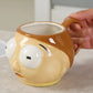 3D Senioren- und Kinderbecher Große Kapazität Keramiktasse Home Office Kinderbecher Kessel Kreative Kaffee Tee Milch Wasser Tassen
