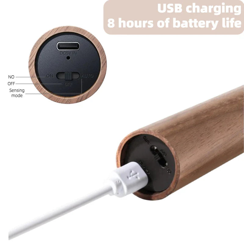 Frendorf | Bewegungsmelder Wandleuchte – Aufladbare LED Magnet Nachtlampe für Flur, Schlafzimmer, Kleiderschrank, Treppenhaus und Schrank