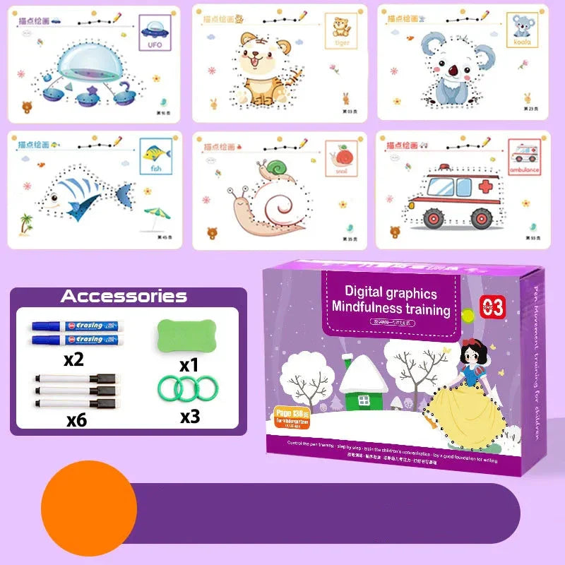 Magic Tracing-Arbeitsbuch-Set Für Kinder