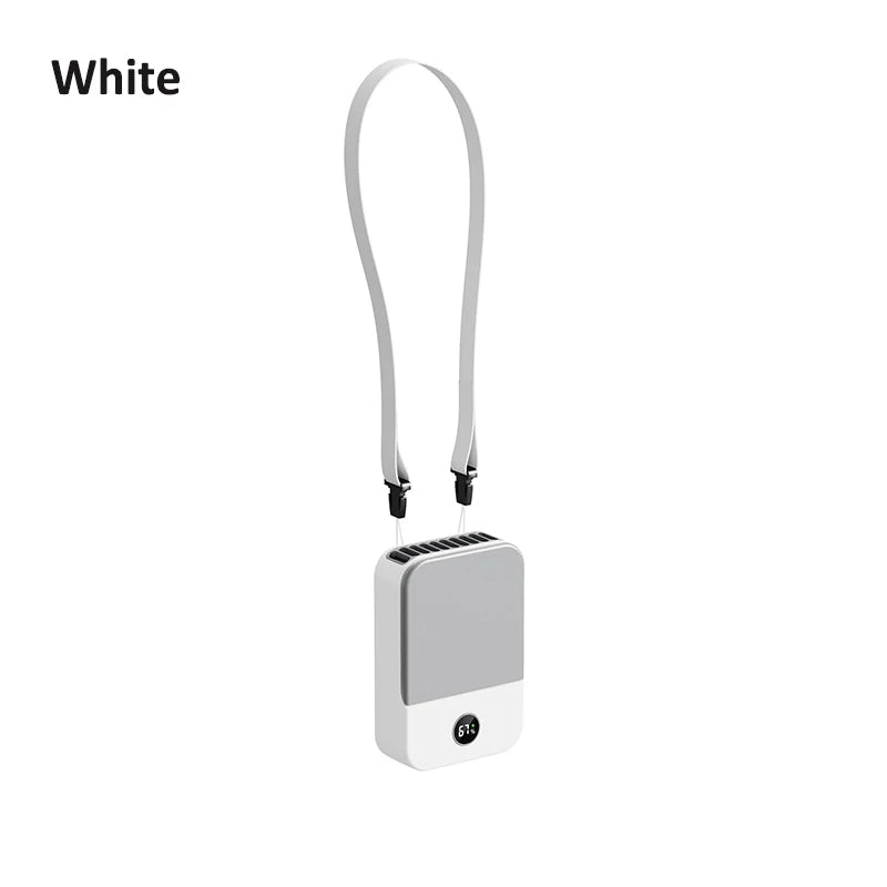 Frendorf | BreezeFox | 4-in-1 Mini-Ventilator | LED-Display | USB-C & Akku | Für Reisen, Büro & Sommerhitze