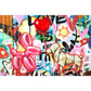 Graffiti-Ballon, guter Hund, Pop-Art-Poster, Druck auf Leinwand, Gemälde, abstraktes Bild für Wohnzimmer, Heimdekoration, rahmenlos