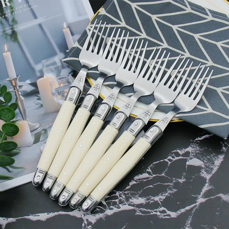 IvoryElegance – Luxus Laguiole Besteckset mit zeitlosem Stil