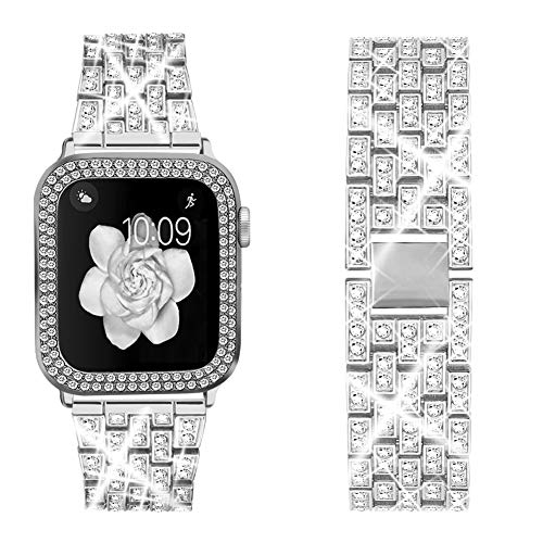 Frendorf | Diamantarmband und -etui für Frauen für Apple Watch