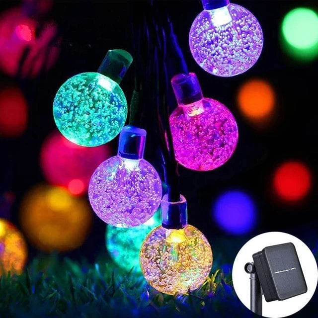 Solar LED Globus Lichterkette