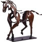 Frendorf | IronSteed Metall Pferdeskulptur | Elegante Dekofigur | Zeitloses Design für Zuhause & Büro