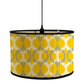 Afrikanischer geometrischer Design Lampenschirm Bambus Trommel