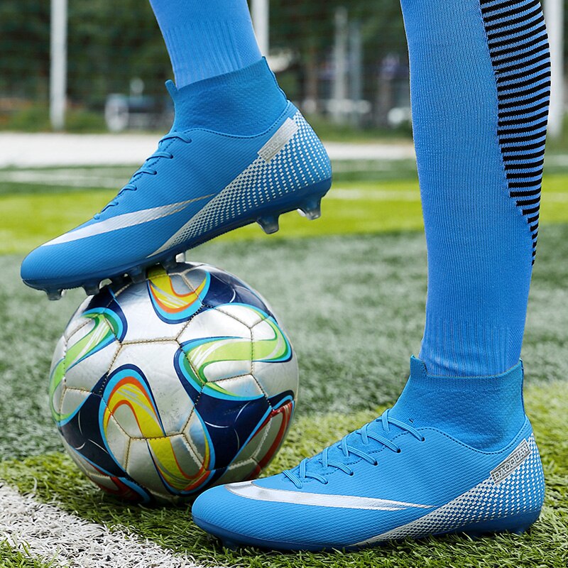 Frendorf | Turf Fußballschuhe Hohe Knöchel Futsal Männer Ag Tf Outdoor Atmungsaktive Fußball Stiefel Rutschfeste Trainer
