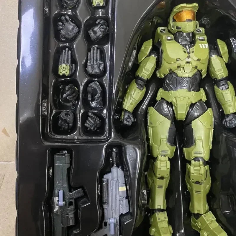 18cm Halo Infinite Master Chief Mjolnir Mk Vi 1/12 Maßstab 17.5cm 6" Actionfigur Re:edit Gen.3 117 Ko's 1000 Modellpuppen Spielzeuge