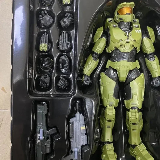 18cm Halo Infinite Master Chief Mjolnir Mk Vi 1/12 Maßstab 17.5cm 6" Actionfigur Re:edit Gen.3 117 Ko's 1000 Modellpuppen Spielzeuge