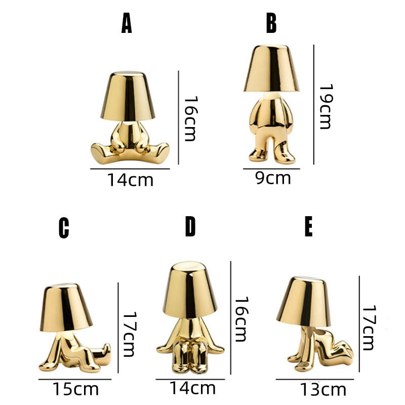 Frendorf - Künstlerische Moderne LED Tischlampe | Dimmbare Beleuchtung je nach Stimmung