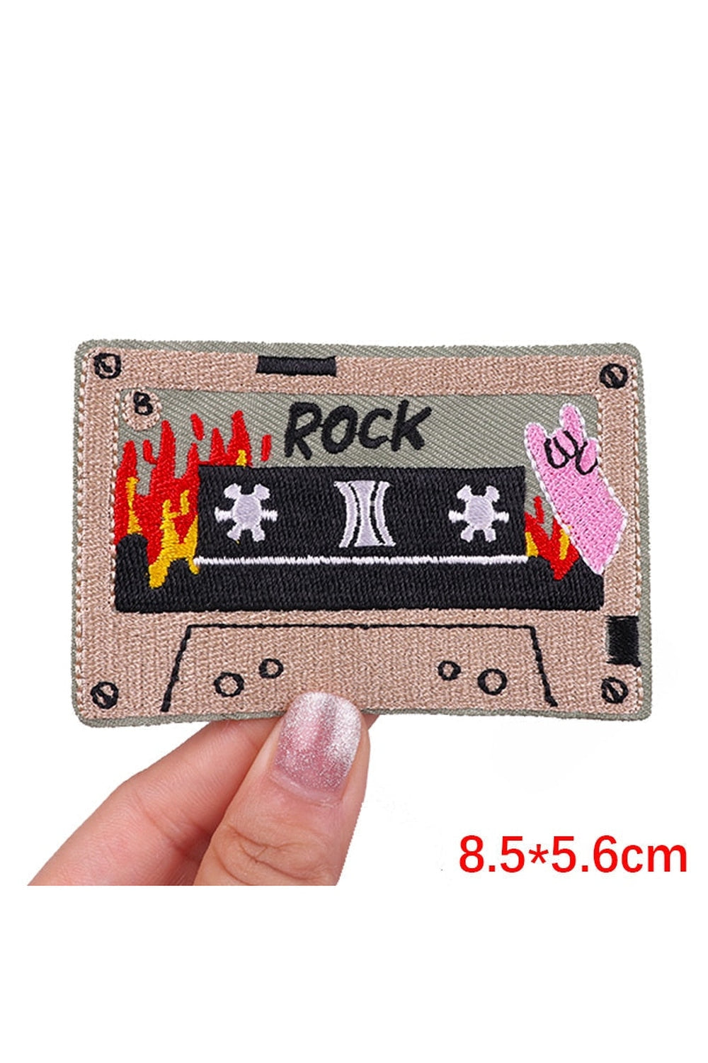 Rebel Punk Stickerei Aufnäher Set